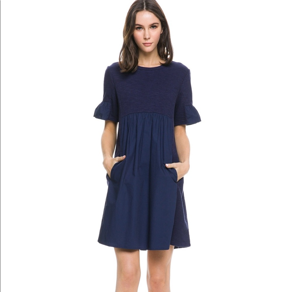 Namesake navy dress